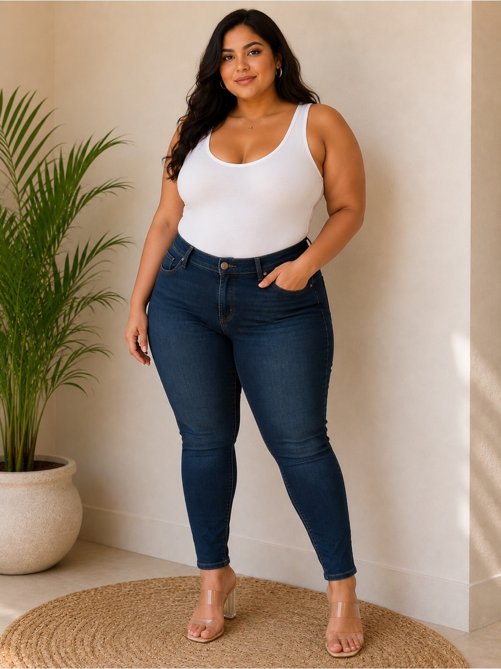 Fashion Nova White Racerback Snap Bodysuit
